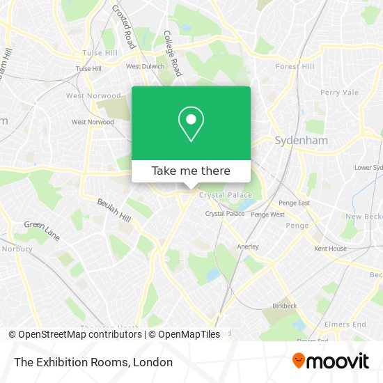 The Exhibition Rooms map