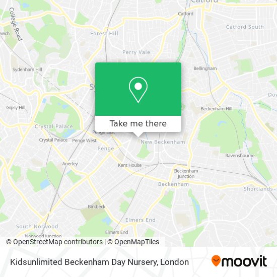 Kidsunlimited Beckenham Day Nursery map