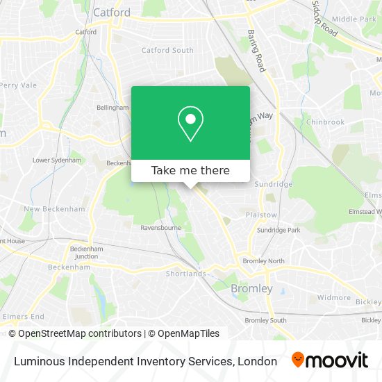 Luminous Independent Inventory Services map