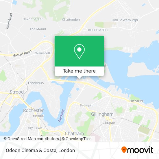 Odeon Cinema & Costa map