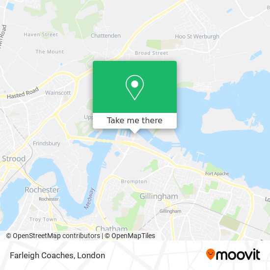 Farleigh Coaches map