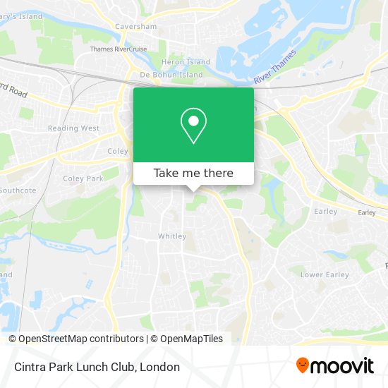 Cintra Park Lunch Club map