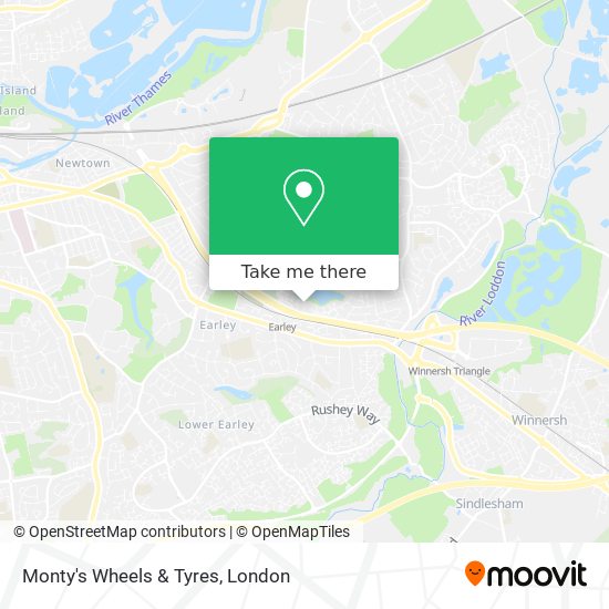 Monty's Wheels & Tyres map