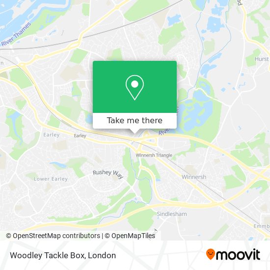 Woodley Tackle Box map