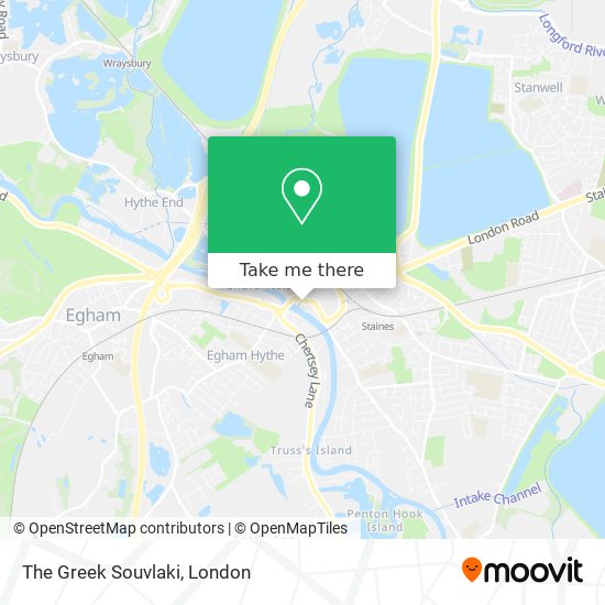 The Greek Souvlaki map