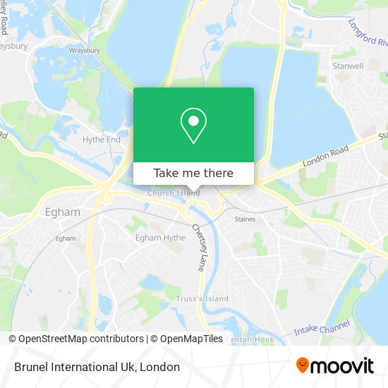 Brunel International Uk map