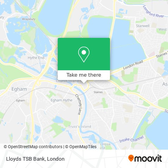 Lloyds TSB Bank map