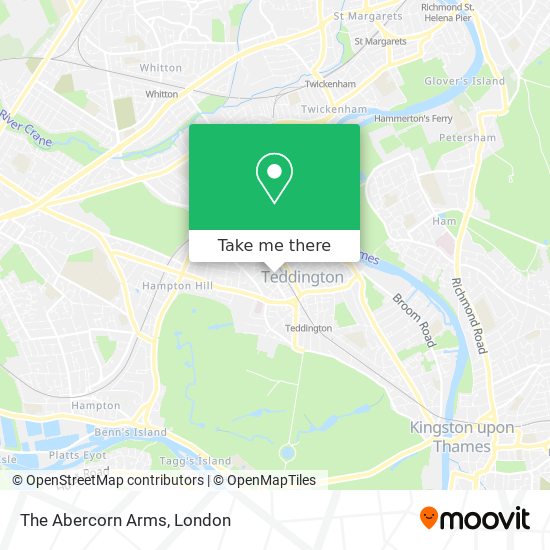 The Abercorn Arms map