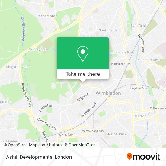 Ashill Developments map