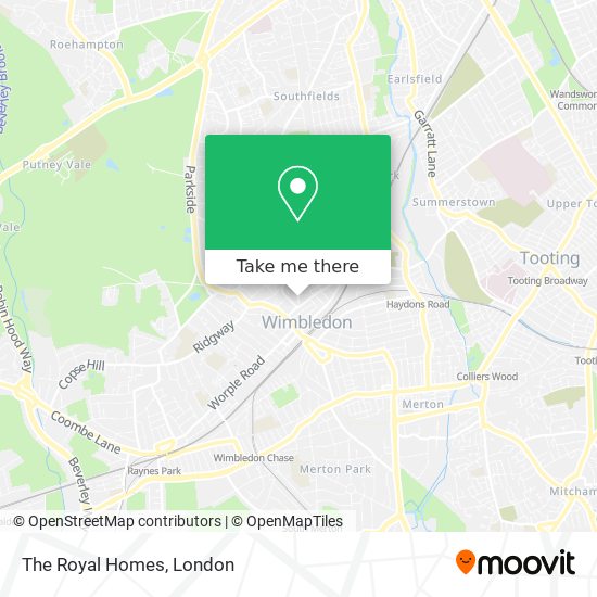 The Royal Homes map