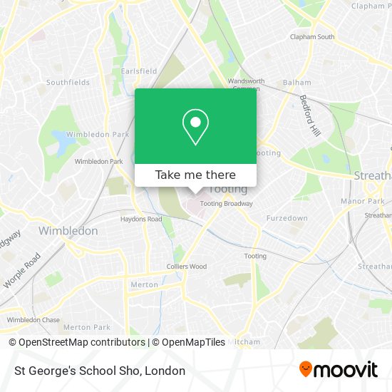 St George's School Sho map
