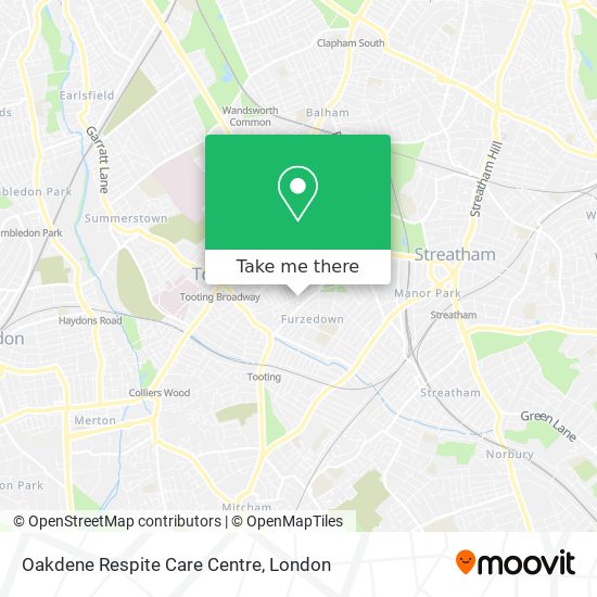 Oakdene Respite Care Centre map