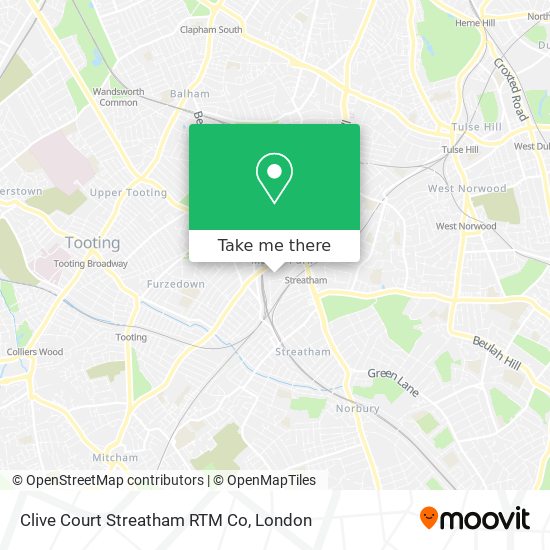 Clive Court Streatham RTM Co map