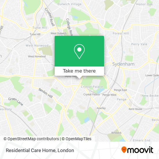 Residential Care Home map