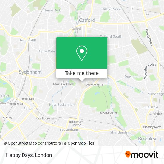 Happy Days map