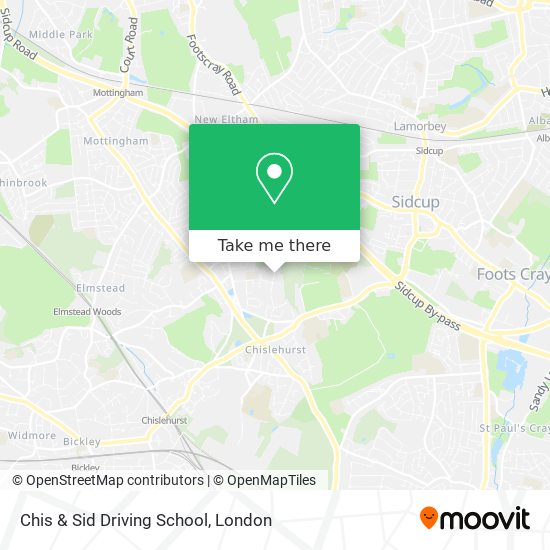 Chis & Sid Driving School map