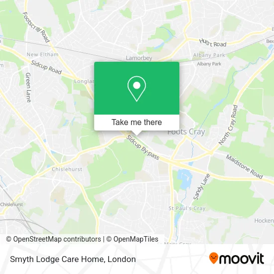 Smyth Lodge Care Home map