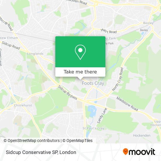 Sidcup Conservative SP map