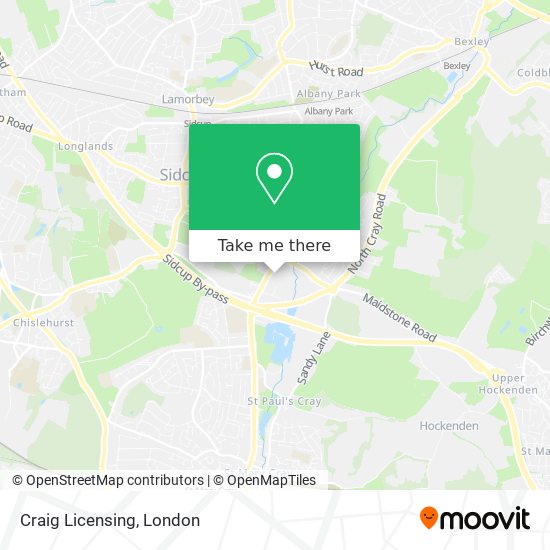 Craig Licensing map