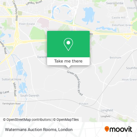 Watermans Auction Rooms map