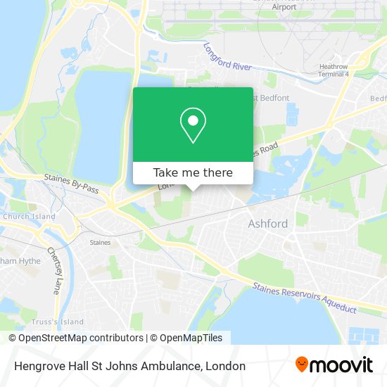Hengrove Hall St Johns Ambulance map