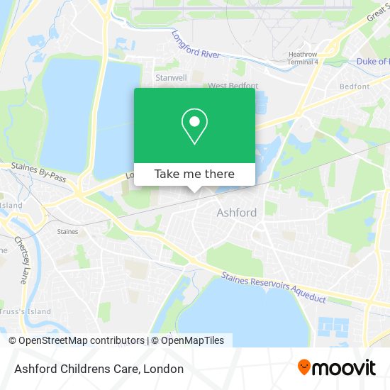 Ashford Childrens Care map