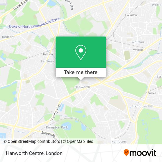 Hanworth Centre map