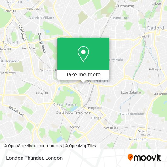 London Thunder map