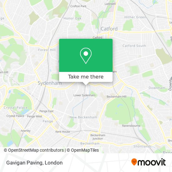 Gavigan Paving map