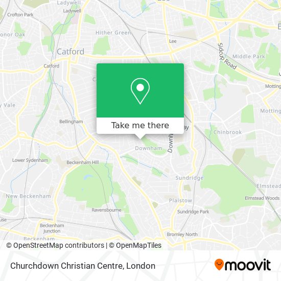 Churchdown Christian Centre map