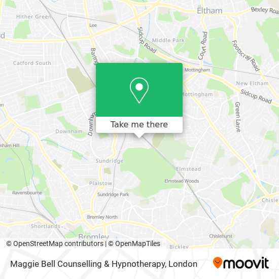 Maggie Bell Counselling & Hypnotherapy map