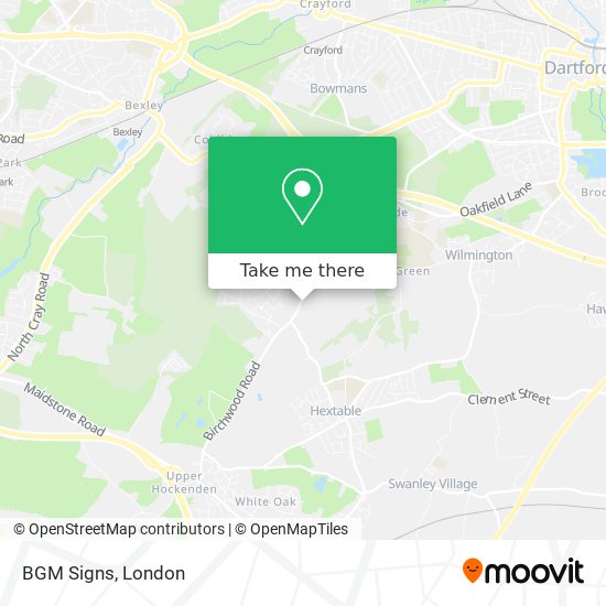 BGM Signs map