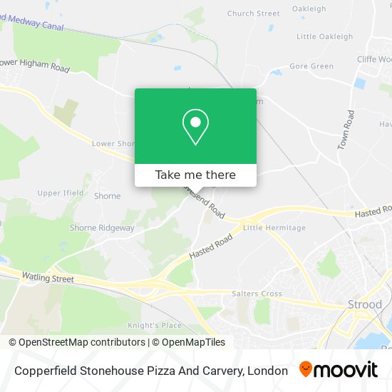 Copperfield Stonehouse Pizza And Carvery map