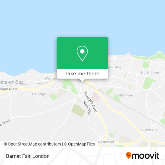 Barnet Fair map