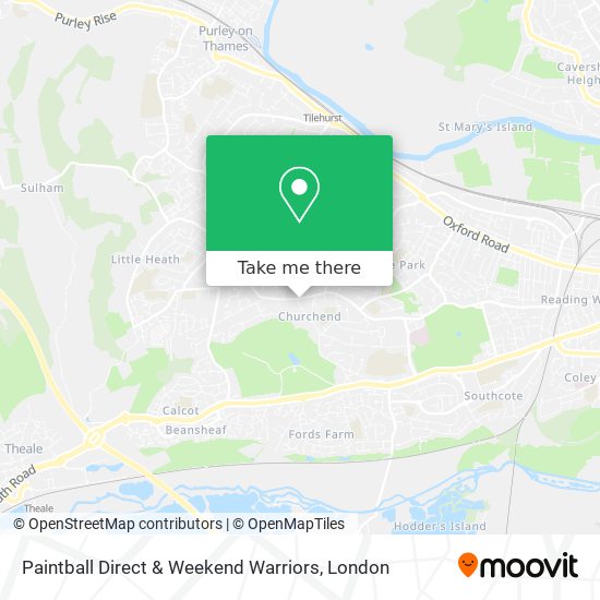 Paintball Direct & Weekend Warriors map