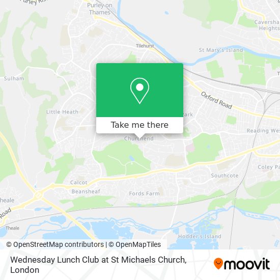 Wednesday Lunch Club at St Michaels Church map