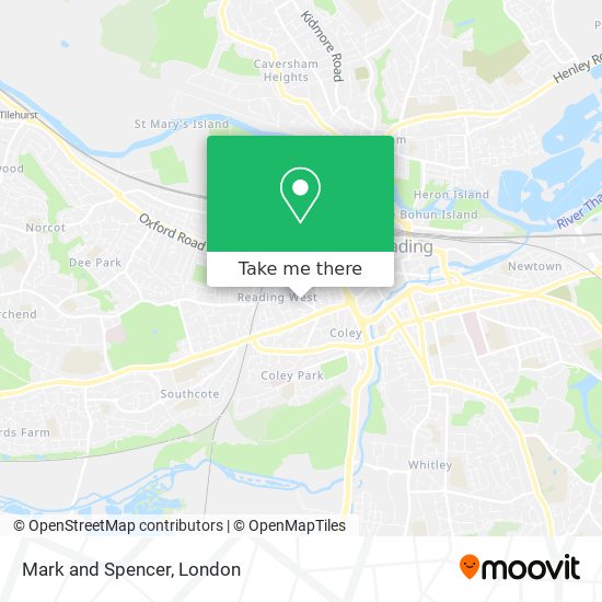 Mark and Spencer map