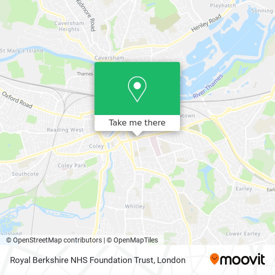 Royal Berkshire NHS Foundation Trust map