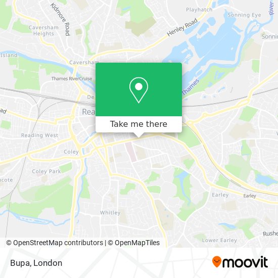 Bupa map