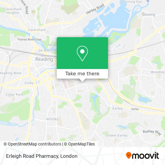 Erleigh Road Pharmacy map