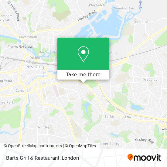 Barts Grill & Restaurant map