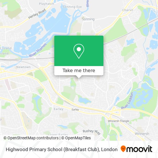 Highwood Primary School (Breakfast Club) map