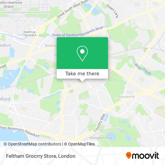 Feltham Grocrry Store map
