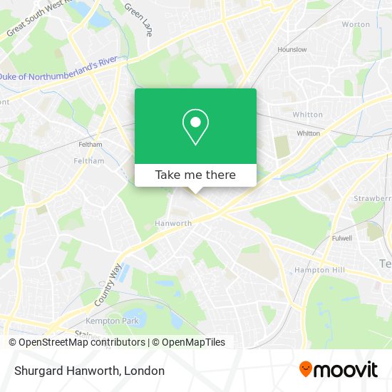 Shurgard Hanworth map