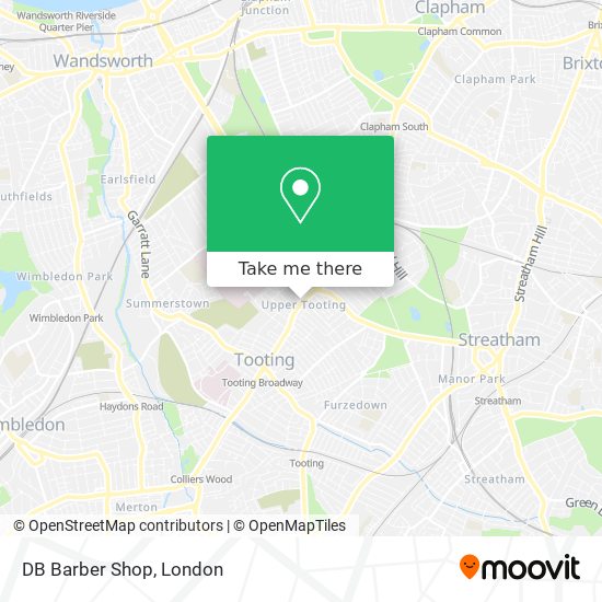 DB Barber Shop map