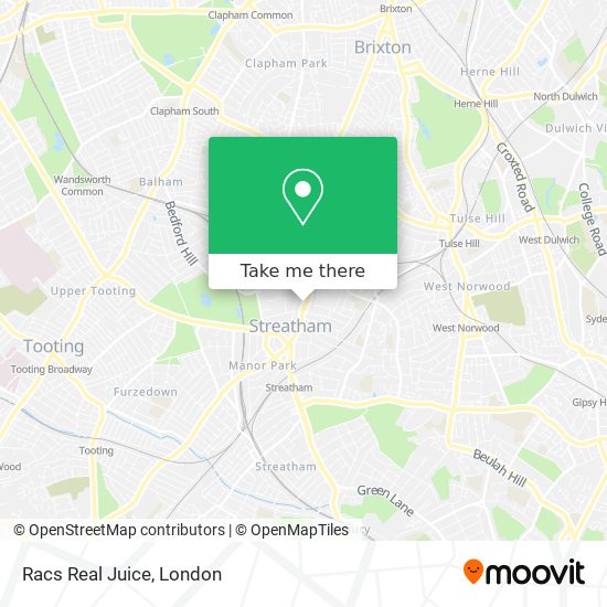 Racs Real Juice map