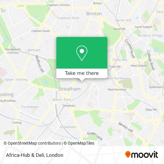Africa-Hub & Deli map