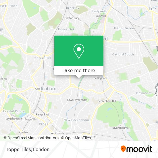 Topps Tiles map
