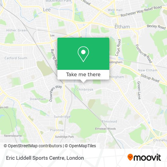Eric Liddell Sports Centre map