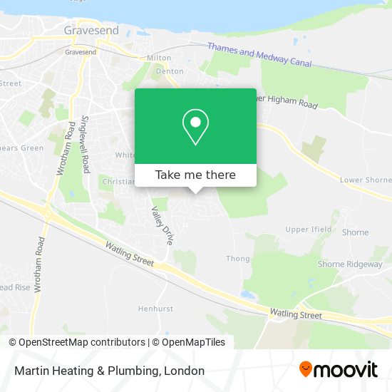 Martin Heating & Plumbing map